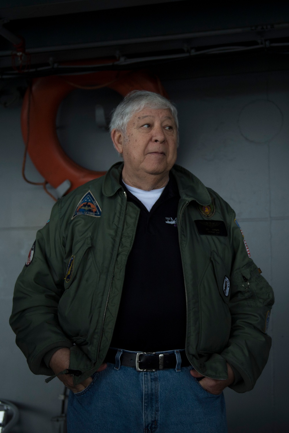 Joe Ciokon, USS Midway tour guide