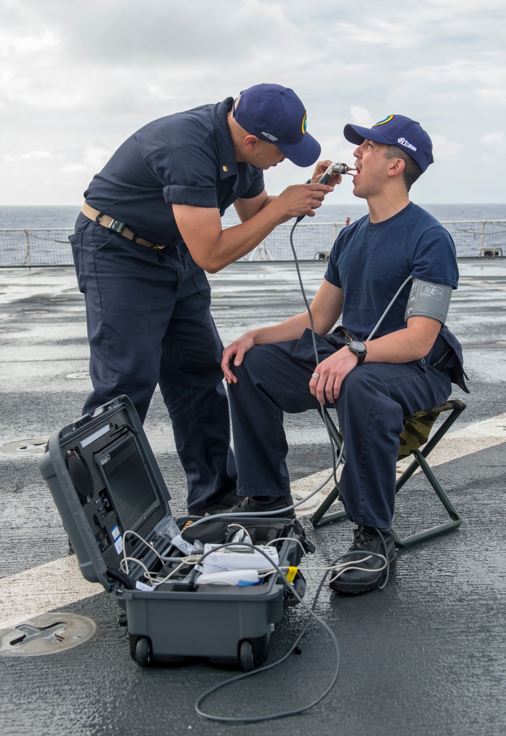 Sailors conduct medical drills to prepare for PP18