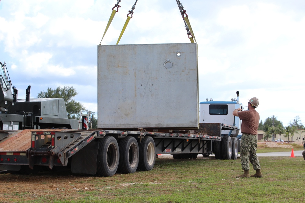Naval Mobile Construction Battalion (NMCB) 11 Detachment Guam March 9th 2018