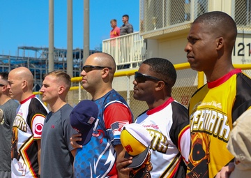 JGSDF competes in softball tournament with Marines