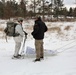 Cold-Weather Operations Course Class 18-06 students prepare for snowshoe training at Fort McCoy