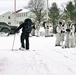 Cold-Weather Operations Course Class 18-06 students prepare for snowshoe training at Fort McCoy
