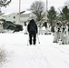 Cold-Weather Operations Course Class 18-06 students prepare for snowshoe training at Fort McCoy