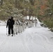 Cold-Weather Operations Course Class 18-06 students practice snowshoeing at Fort McCoy