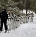 Cold-Weather Operations Course Class 18-06 students practice snowshoeing at Fort McCoy