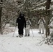 Cold-Weather Operations Course Class 18-06 students practice snowshoeing at Fort McCoy