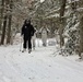 Cold-Weather Operations Course Class 18-06 students practice snowshoeing at Fort McCoy