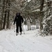 Cold-Weather Operations Course Class 18-06 students practice snowshoeing at Fort McCoy