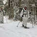 Cold-Weather Operations Course Class 18-06 students practice snowshoeing at Fort McCoy