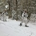 Cold-Weather Operations Course Class 18-06 students practice snowshoeing at Fort McCoy