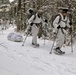 Cold-Weather Operations Course Class 18-06 students practice snowshoeing at Fort McCoy