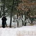 Cold-Weather Operations Course Class 18-06 students practice snowshoeing at Fort McCoy