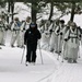 Cold-Weather Operations Course Class 18-06 students practice snowshoeing at Fort McCoy