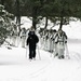 Cold-Weather Operations Course Class 18-06 students practice snowshoeing at Fort McCoy