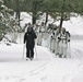 Cold-Weather Operations Course Class 18-06 students practice snowshoeing at Fort McCoy