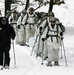 Cold-Weather Operations Course Class 18-06 students practice snowshoeing at Fort McCoy