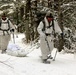 Cold-Weather Operations Course Class 18-06 students practice snowshoeing at Fort McCoy