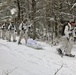 Cold-Weather Operations Course Class 18-06 students practice snowshoeing at Fort McCoy