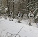 Cold-Weather Operations Course Class 18-06 students practice snowshoeing at Fort McCoy