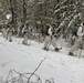 Cold-Weather Operations Course Class 18-06 students practice snowshoeing at Fort McCoy