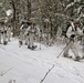 Cold-Weather Operations Course Class 18-06 students practice snowshoeing at Fort McCoy