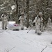 Cold-Weather Operations Course Class 18-06 students practice snowshoeing at Fort McCoy