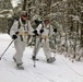 Cold-Weather Operations Course Class 18-06 students practice snowshoeing at Fort McCoy