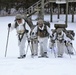 Cold-Weather Operations Course Class 18-06 students practice snowshoeing at Fort McCoy