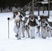 Cold-Weather Operations Course Class 18-06 students practice snowshoeing at Fort McCoy