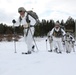 Cold-Weather Operations Course Class 18-06 students practice snowshoeing at Fort McCoy