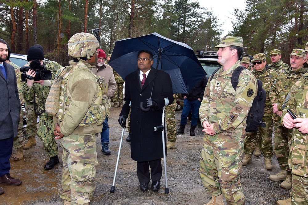 U.S. Ambassador to Slovenia Mr. Gautam Rana and Brig. Gen. Milan Zurman visited 16 th Special Troops Battalion