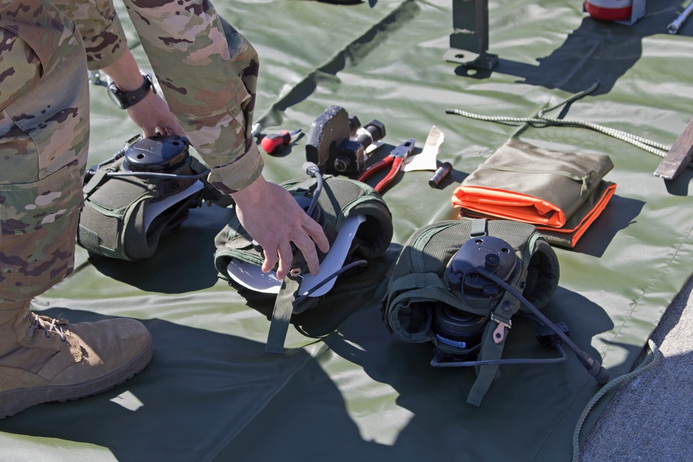 1-9 FA Conducts Inventory on new Paladin Equipment