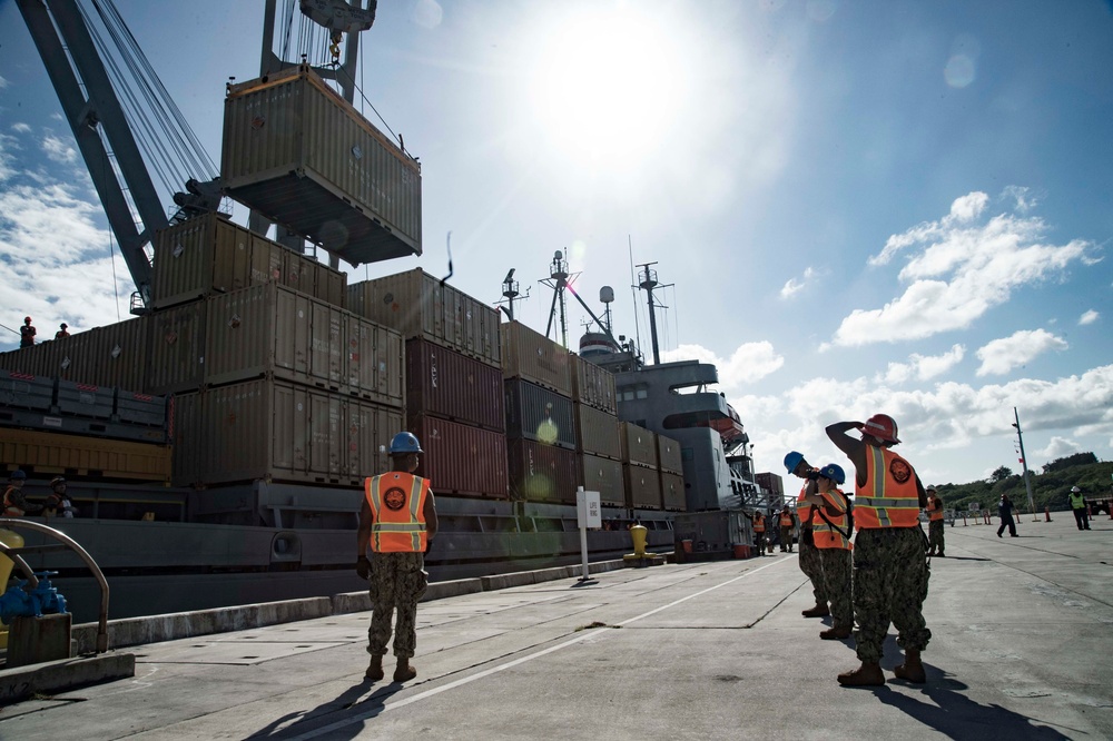 NCHB-1 Det. Guam Participates in First Operation of Maiden Deployment.