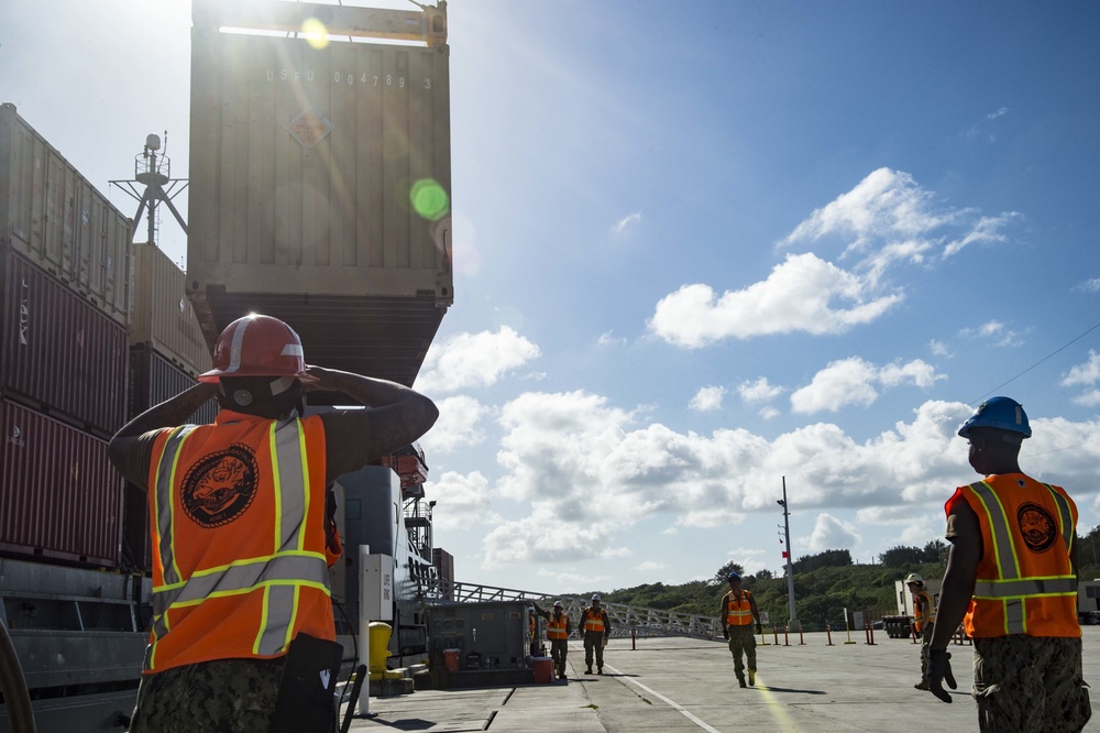 NCHB-1 Det. Guam Participates in First Operation of Maiden Deployment.