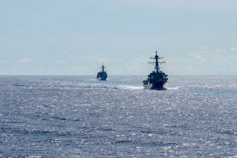 USS Antietam participates in MultiSail