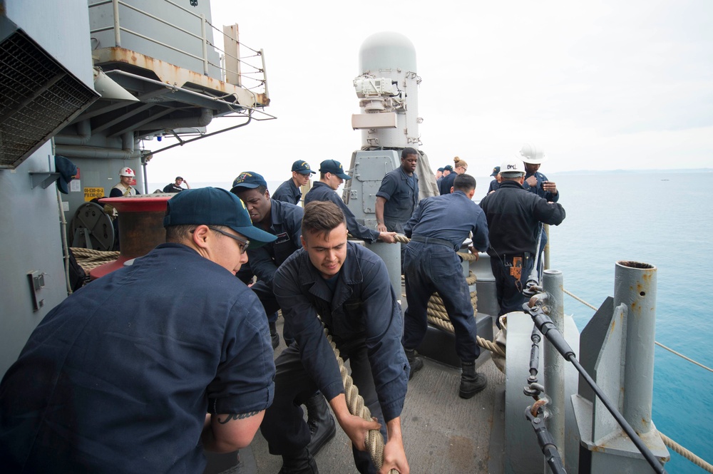 USS Bonhomme Richard Arrives in Okinawa