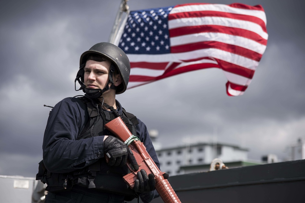 USS Green Bay (LPD 20) VBSS Training