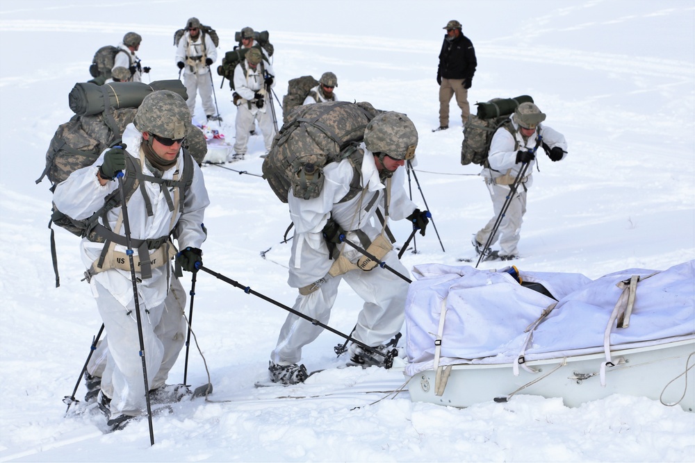 Cold-Weather Operations Course students train in snowshoeing, ahkio sled use at Fort McCoy