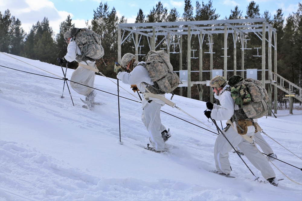 Cold-Weather Operations Course students train in snowshoeing, ahkio sled use at Fort McCoy