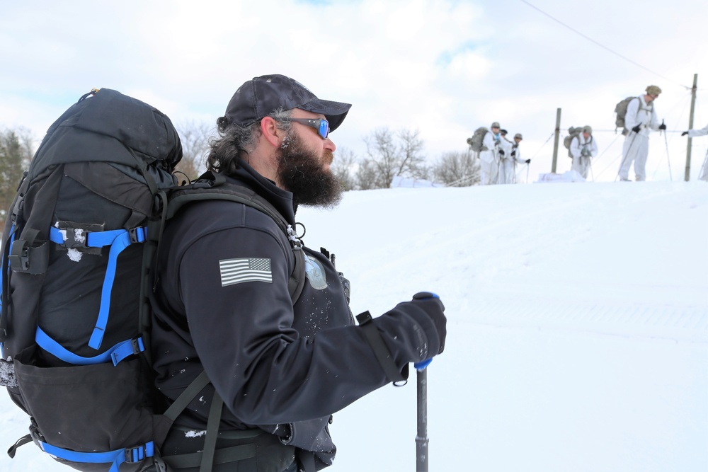 Cold-Weather Operations Course students train in snowshoeing, ahkio sled use at Fort McCoy