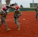 SPMAGTF-CR-AF Marines participate in a Martial Arts Instructor course