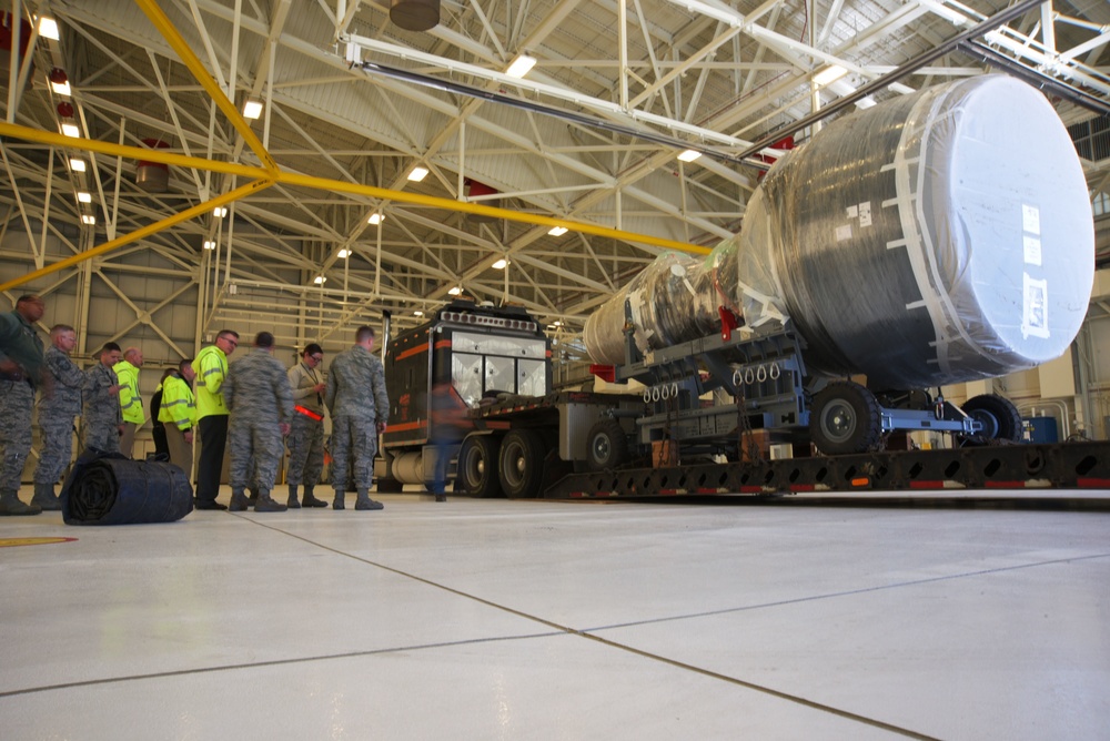 22 MXG receives first KC-46 Pegasus engine