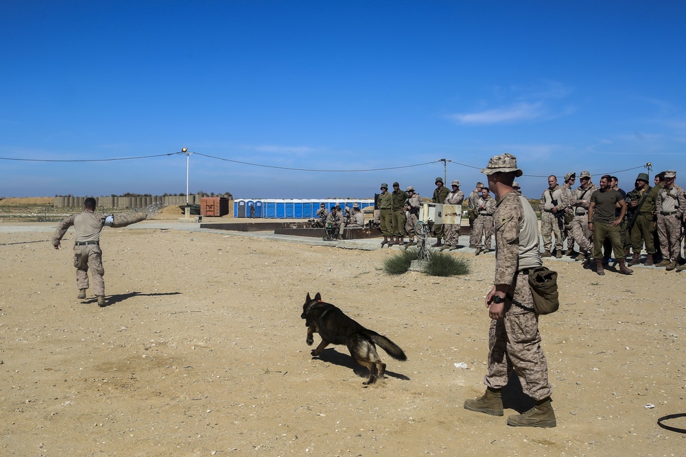 26TH MEU Marines and IDF build camaraderie by working together