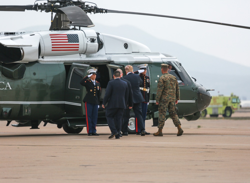 President visits MCAS Miramar