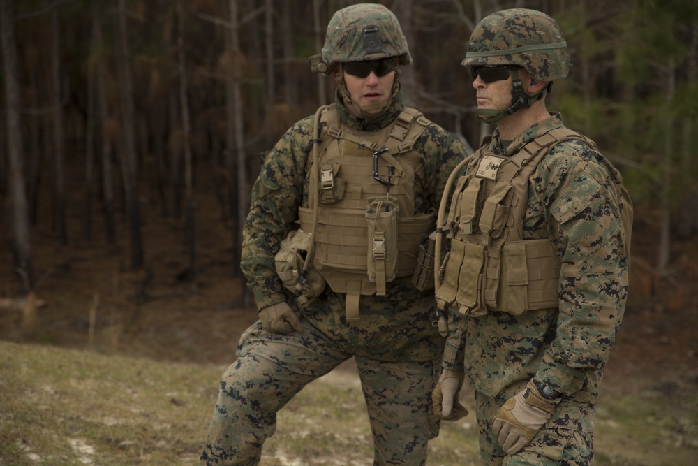 Breaking Ground: 3/2 conducts platoon attacks on new range aboard Camp Lejeune