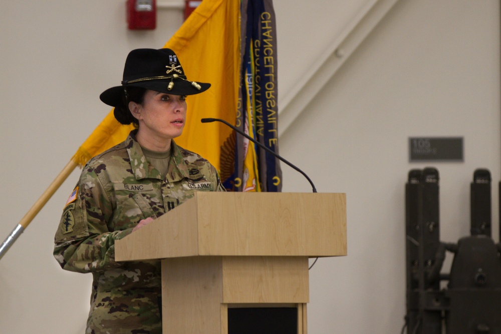 U.S. Army Captain Begins Command of Cavalry Unit