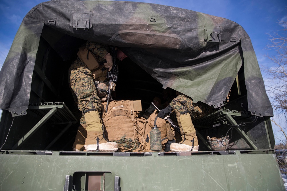 TFAE Marines conduct convoy operations