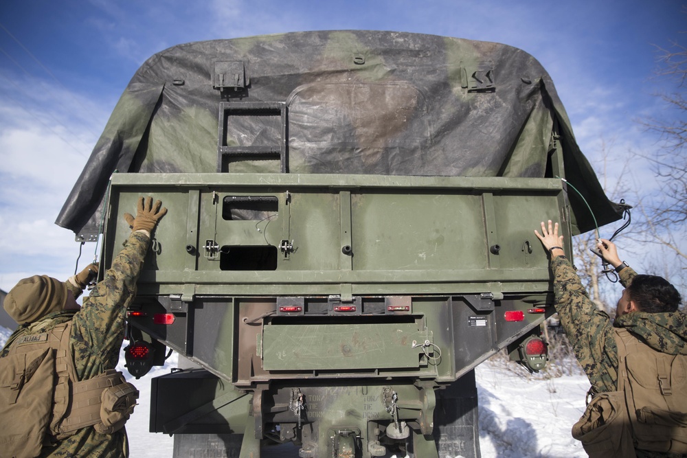 TFAE Marines conduct convoy operations