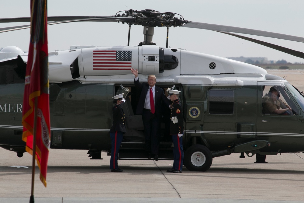 President of the United States Visits MCAS Miramar