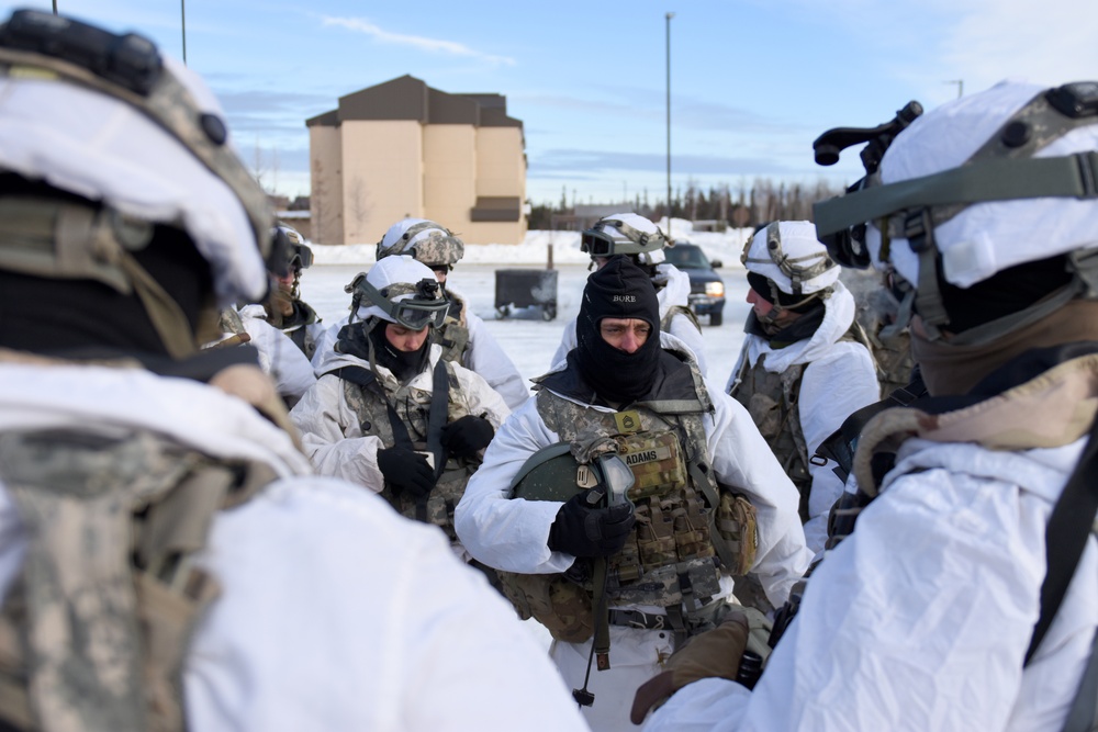1st Stryker Brigade Combat Team, 25th Infantry Division conducts clear force protection mission